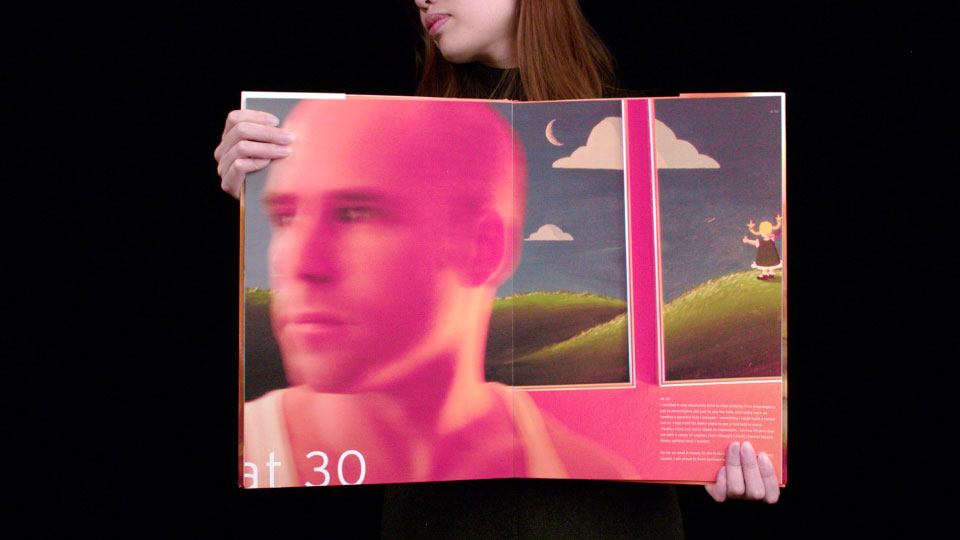 Turning 30 book design